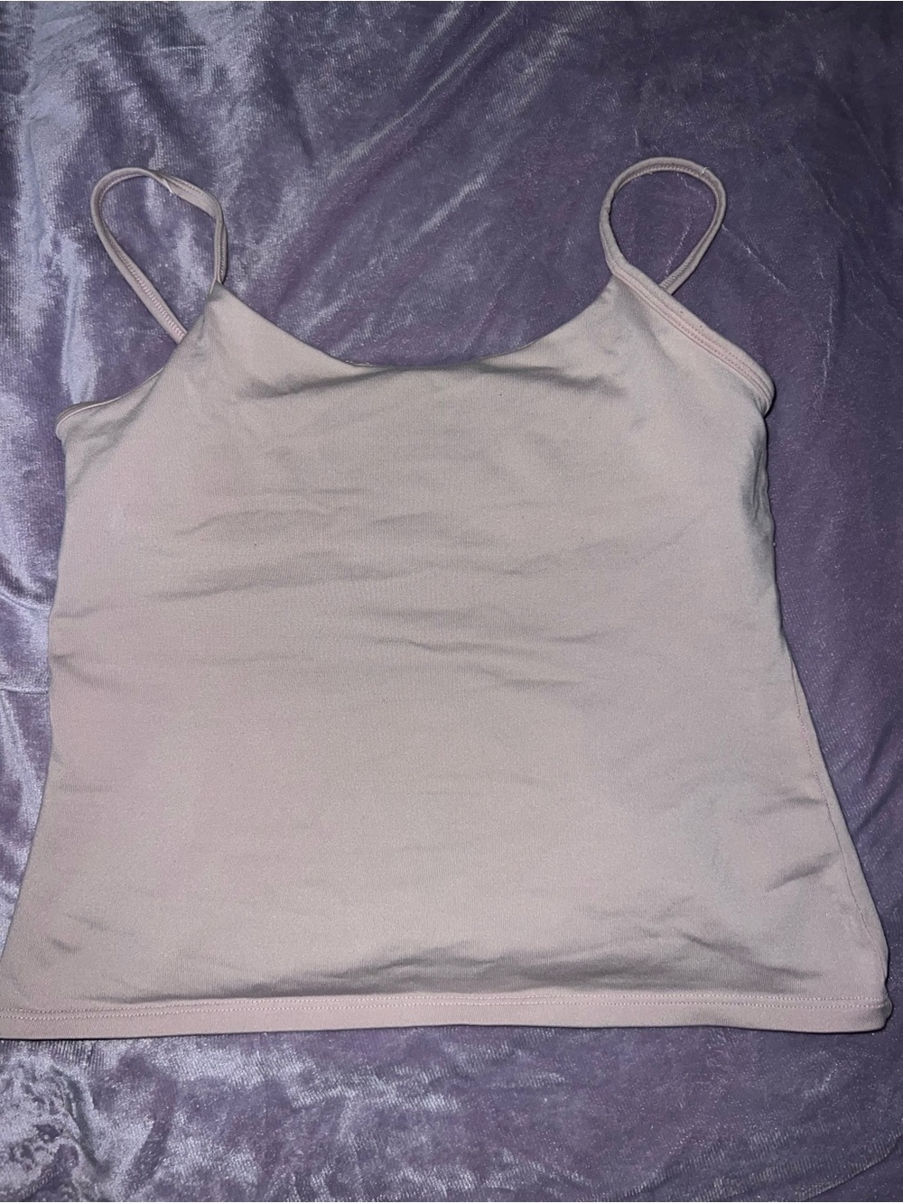 New York & Company Pale Mauve Spaghetti Strap Camisole
